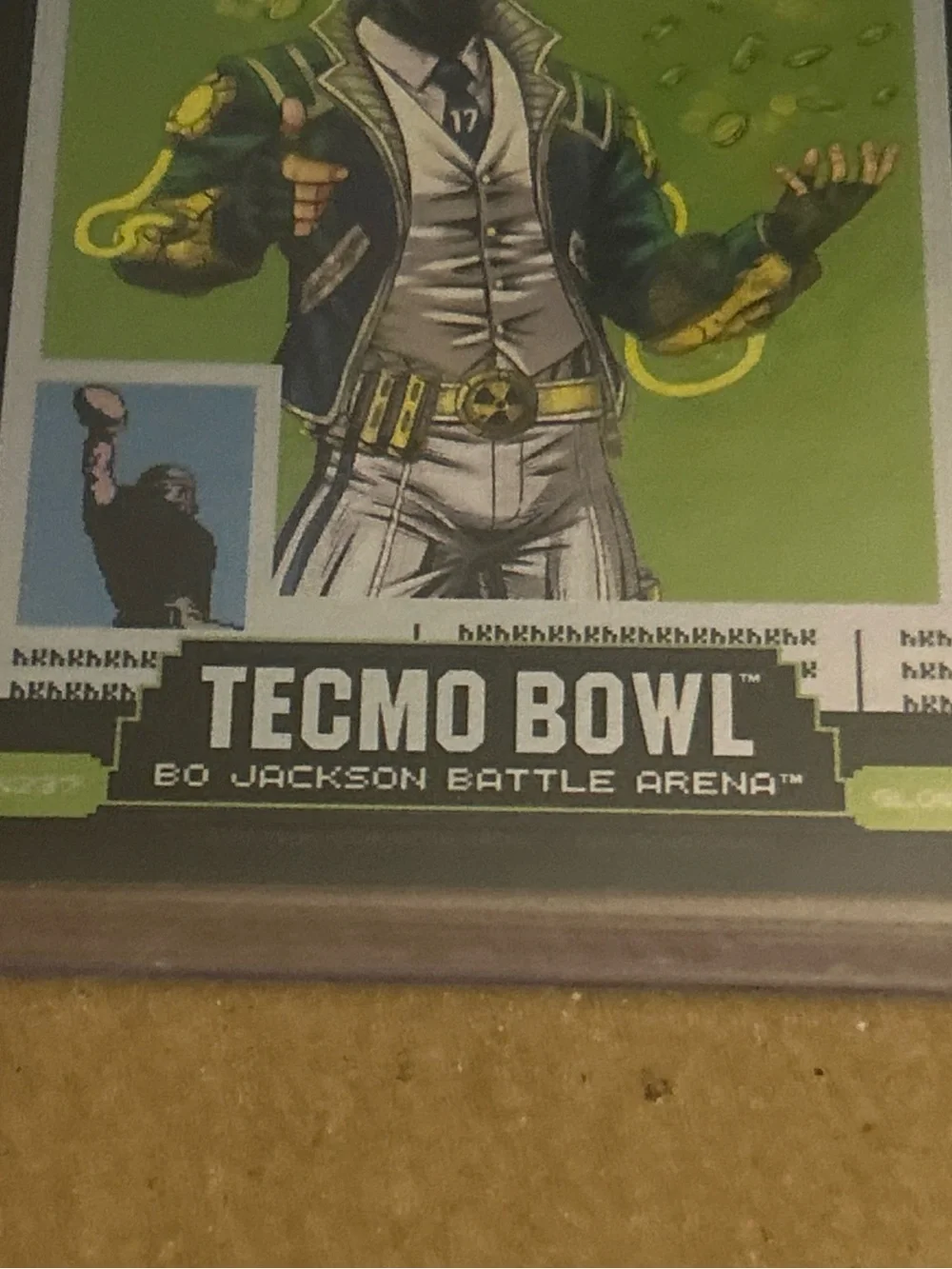 Coinslot Tecmo Bowl Bo Jackson Battle Arena 115 Power Glow N237 SSP